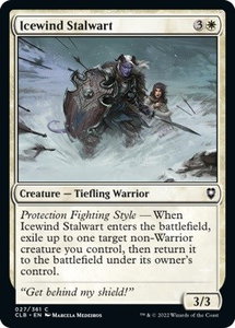 Icewind Stalwart - Commander Legends: Battle for Baldur's Gate (CLB) #27 - Common Magic: The Gathering Trading Card