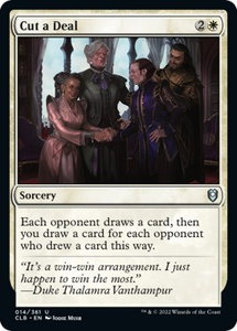 Cut a Deal - Commander Legends: Battle for Baldur's Gate (CLB) #14 - Uncommon Magic: The Gathering Trading Card