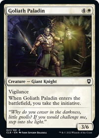 Goliath Paladin - Commander Legends: Battle for Baldur's Gate (CLB) #21 - Common Magic: The Gathering Trading Card