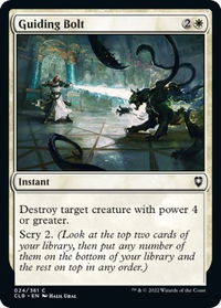 Guiding Bolt - Commander Legends: Battle for Baldur's Gate (CLB) #24 - Common Magic: The Gathering Trading Card