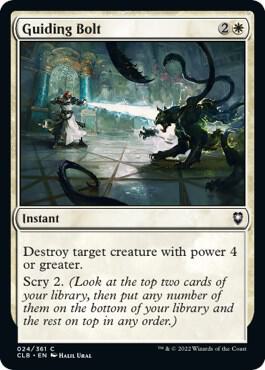 Guiding Bolt - Commander Legends: Battle for Baldur's Gate Magic: The Gathering trading card