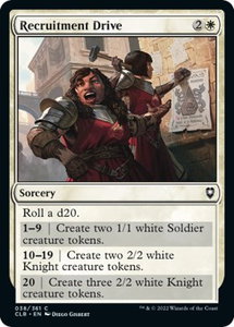 Recruitment Drive - Commander Legends: Battle for Baldur's Gate (CLB) #38 - Common Magic: The Gathering Trading Card