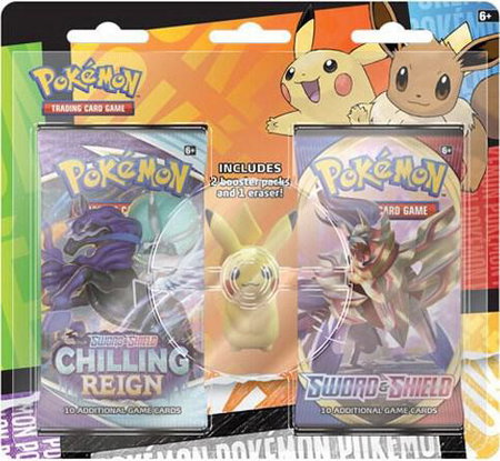 Pokemon TCG: Back to School Eraser Blister [Pikachu] - Miscellaneous Cards & Products Pokémon trading card