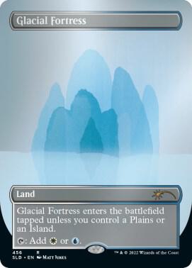 Glacial Fortress - Secret Lair Drop Series Magic: The Gathering trading card