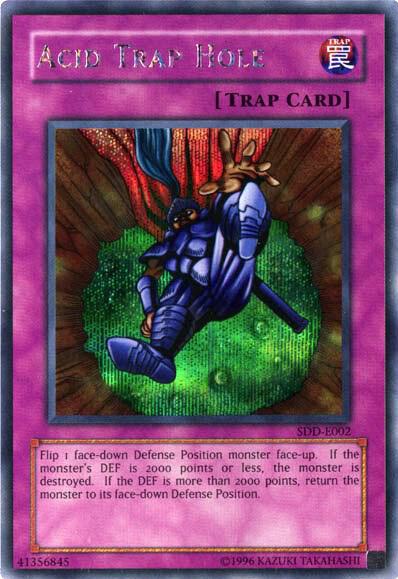 Acid Trap Hole trading card from Stairway to the Destined Duel Acid Trap Hole - Stairway to the Destined Duel YuGiOh trading card