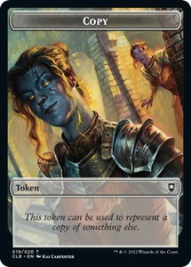 Copy Token - Commander Legends: Battle for Baldur's Gate (CLB) #19 - Token Magic: The Gathering Trading Card