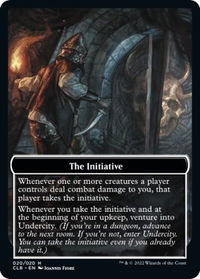 The Initiative // Undercity Double-Sided Token - Commander Legends: Battle for Baldur's Gate (CLB) #20 - Token Magic: The Gathering Trading Card