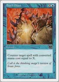 Spell Blast - Classic Sixth Edition (6ED) #100 - Common Magic: The Gathering Trading Card