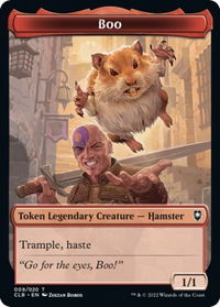 Boo Token - Commander Legends: Battle for Baldur's Gate (CLB) #9 - Token Magic: The Gathering Trading Card