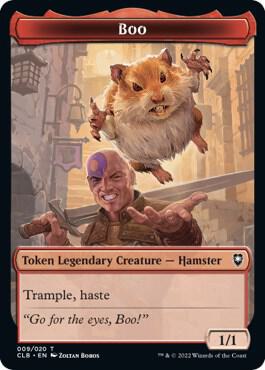 Boo Token - Commander Legends: Battle for Baldur's Gate Magic: The Gathering trading card