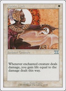 Spirit Link - Classic Sixth Edition (6ED) #43 - Uncommon Magic: The Gathering Trading Card