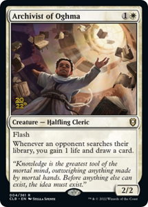 Archivist of Oghma - Prerelease Cards (PRE) #4s - Rare Magic: The Gathering Trading Card