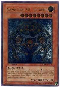 Arcana Force XXI - The World (UTR) - Light of Destruction (LODT) #LODT-EN016 - Ultimate Rare YuGiOh Trading Card