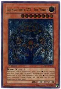 Arcana Force XXI - The World (UTR) - Light of Destruction YuGiOh trading card