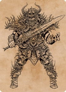 Sarevok, Deathbringer Art Card - Art Series: Commander Legends: Battle for Baldur's Gate (ASCLB) #50 - Special Magic: The Gathering Trading Card