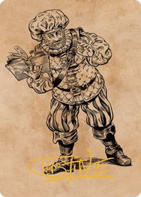 Volo, Itinerant Scholar Art Card (Gold-Stamped Signature) - Art Series: Commander Legends: Battle for Baldur's Gate (ASCLB) #48 - Special Magic: The Gathering Trading Card