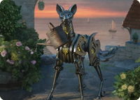 Clockwork Fox Art Card - Art Series: Commander Legends: Battle for Baldur's Gate (ASCLB) #43 - Special Magic: The Gathering Trading Card