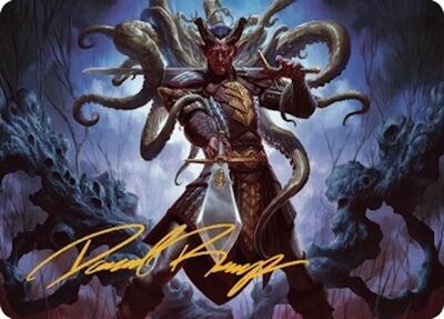 Zevlor, Elturel Exile Art Card (42/81) (Gold-Stamped Signature) - Art Series: Commander Legends: Battle for Baldur's Gate (ASCLB) #42 - Special Magic: The Gathering Trading Card