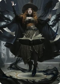 Tasha, the Witch Queen Art Card (41/81) - Art Series: Commander Legends: Battle for Baldur's Gate (ASCLB) #41 - Special Magic: The Gathering Trading Card