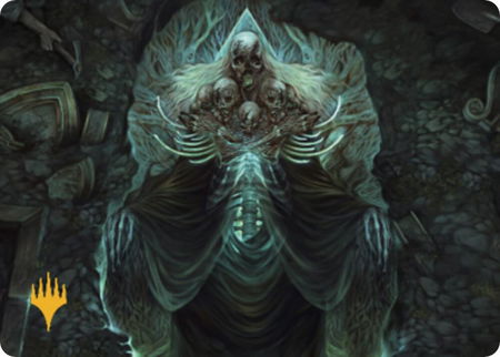 Myrkul, Lord of Bones Art Card (39/81) (Gold-Stamped) - Art Series: Commander Legends: Battle for Baldur's Gate Magic: The Gathering trading card