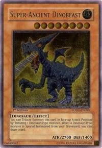 Super-Ancient Dinobeast (UTR) - Light of Destruction YuGiOh trading card