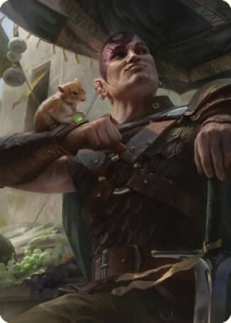 Minsc & Boo, Timeless Heroes Art Card (38/81) trading card from Art Series: Commander Legends: Battle for Baldur's Gate Minsc & Boo, Timeless Heroes Art Card (38/81) - Art Series: Commander Legends: Battle for Baldur's Gate Magic: The Gathering trading card