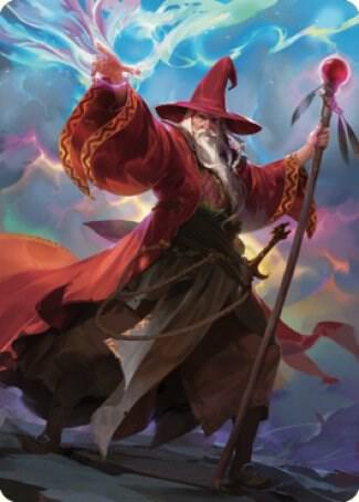 Elminster Art Card (36/81) - Art Series: Commander Legends: Battle for Baldur's Gate Magic: The Gathering trading card