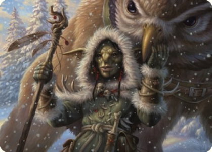 Owlbear Shepherd Art Card - Art Series: Commander Legends: Battle for Baldur's Gate (ASCLB) #35 - Special Magic: The Gathering Trading Card