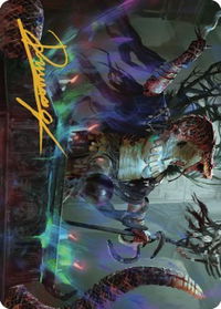 Sivriss, Nightmare Speaker Art Card (32/81) (Gold-Stamped Signature) - Art Series: Commander Legends: Battle for Baldur's Gate (ASCLB) #32 - Special Magic: The Gathering Trading Card