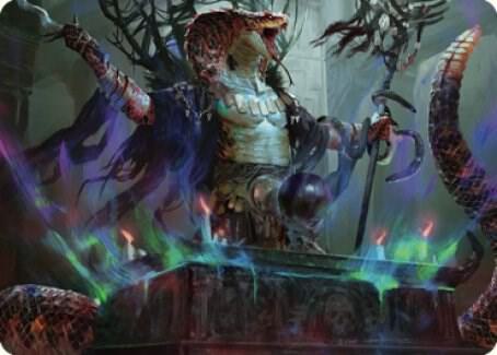 Sivriss, Nightmare Speaker Art Card (32/81) trading card from Art Series: Commander Legends: Battle for Baldur's Gate Sivriss, Nightmare Speaker Art Card (32/81) - Art Series: Commander Legends: Battle for Baldur's Gate Magic: The Gathering trading card