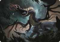 Brainstealer Dragon Art Card - Art Series: Commander Legends: Battle for Baldur's Gate (ASCLB) #31 - Special Magic: The Gathering Trading Card