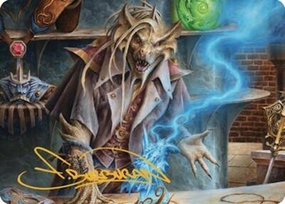 Renari, Merchant of Marvels Art Card (Gold-Stamped Signature) - Art Series: Commander Legends: Battle for Baldur's Gate (ASCLB) #30 - Special Magic: The Gathering Trading Card