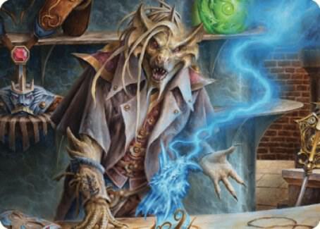 Renari, Merchant of Marvels Art Card trading card from Art Series: Commander Legends: Battle for Baldur's Gate Renari, Merchant of Marvels Art Card - Art Series: Commander Legends: Battle for Baldur's Gate Magic: The Gathering trading card