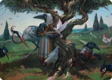 Kindred Discovery Art Card - Art Series: Commander Legends: Battle for Baldur's Gate Magic: The Gathering trading card