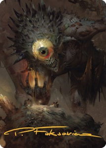 Nothic Art Card (Gold-Stamped Signature) - Art Series: Commander Legends: Battle for Baldur's Gate (ASCLB) #25 - Special Magic: The Gathering Trading Card