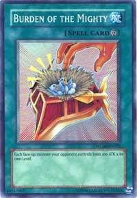 Burden of the Mighty - World Championship 2008 YuGiOh trading card