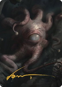 Mindwitness Art Card (Gold-Stamped Signature) - Art Series: Commander Legends: Battle for Baldur's Gate (ASCLB) #22 - Special Magic: The Gathering Trading Card