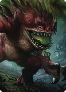 Hezrou Art Card - Art Series: Commander Legends: Battle for Baldur's Gate (ASCLB) #17 - Special Magic: The Gathering Trading Card
