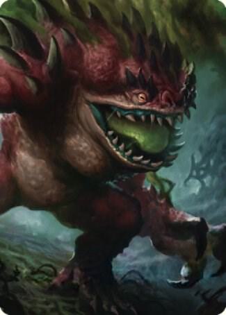 Hezrou Art Card - Art Series: Commander Legends: Battle for Baldur's Gate Magic: The Gathering trading card