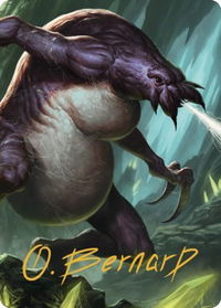 Ettercap Art Card (Gold-Stamped Signature) - Art Series: Commander Legends: Battle for Baldur's Gate (ASCLB) #14 - Special Magic: The Gathering Trading Card