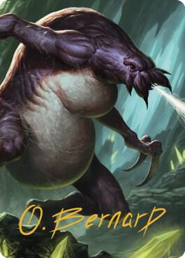 Ettercap Art Card (Gold-Stamped Signature) trading card from Art Series: Commander Legends: Battle for Baldur's Gate Ettercap Art Card (Gold-Stamped Signature) - Art Series: Commander Legends: Battle for Baldur's Gate Magic: The Gathering trading card