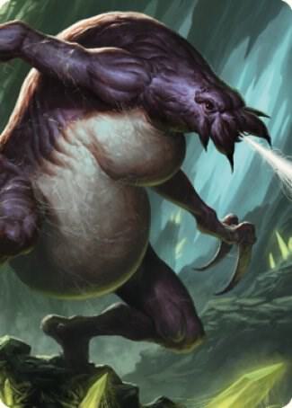 Ettercap Art Card - Art Series: Commander Legends: Battle for Baldur's Gate Magic: The Gathering trading card