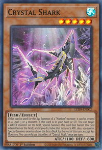 Crystal Shark - Legendary Duelists: Duels From the Deep (LED9) #LED9-EN002 - Super Rare YuGiOh Trading Card