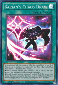 Barian's Chaos Draw - Legendary Duelists: Duels From the Deep (LED9) #LED9-EN005 - Super Rare YuGiOh Trading Card