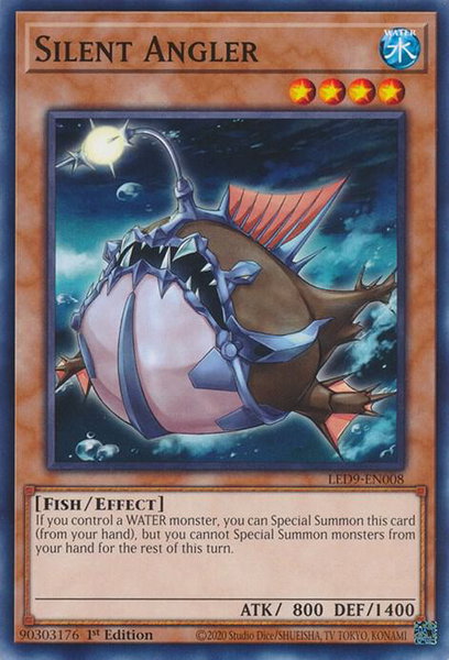 Silent Angler trading card from Legendary Duelists: Duels From the Deep Silent Angler - Legendary Duelists: Duels From the Deep YuGiOh trading card