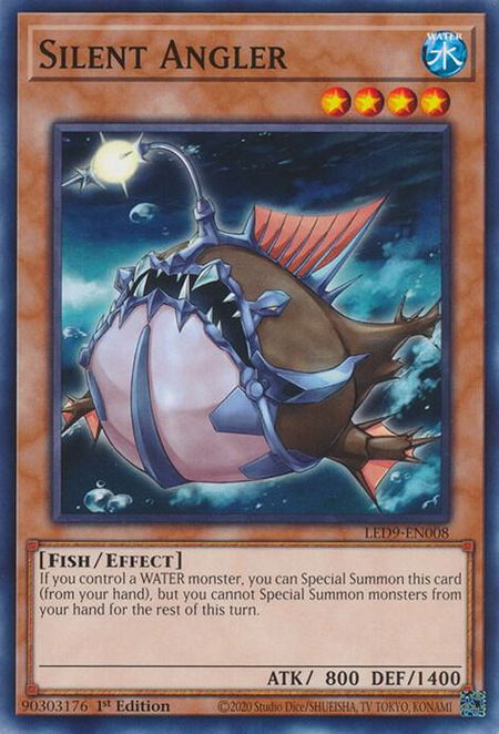 Silent Angler - Legendary Duelists: Duels From the Deep YuGiOh trading card