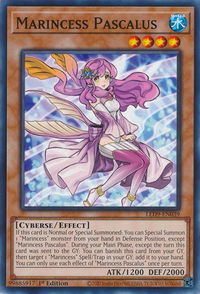 Marincess Pascalus - Legendary Duelists: Duels From the Deep (LED9) #LED9-EN039 - Common / Short Print YuGiOh Trading Card