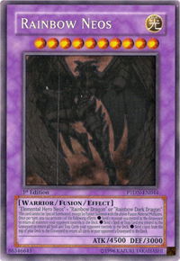 Rainbow Neos (Ghost Rare) - Phantom Darkness (PTDN) #PTDN-EN044 - Ghost Rare YuGiOh Trading Card