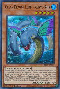 Ocean Dragon Lord - Kairyu-Shin - Legendary Duelists: Duels From the Deep (LED9) #LED9-EN017 - Ultra Rare YuGiOh Trading Card