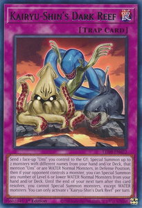Kairyu-Shin's Dark Reef - Legendary Duelists: Duels From the Deep (LED9) #LED9-EN022 - Rare YuGiOh Trading Card